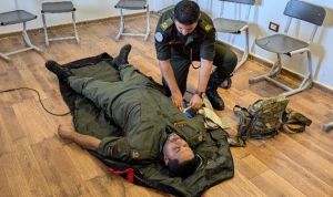 Libyan Medical Corps course delegates taking part in simulation assessment